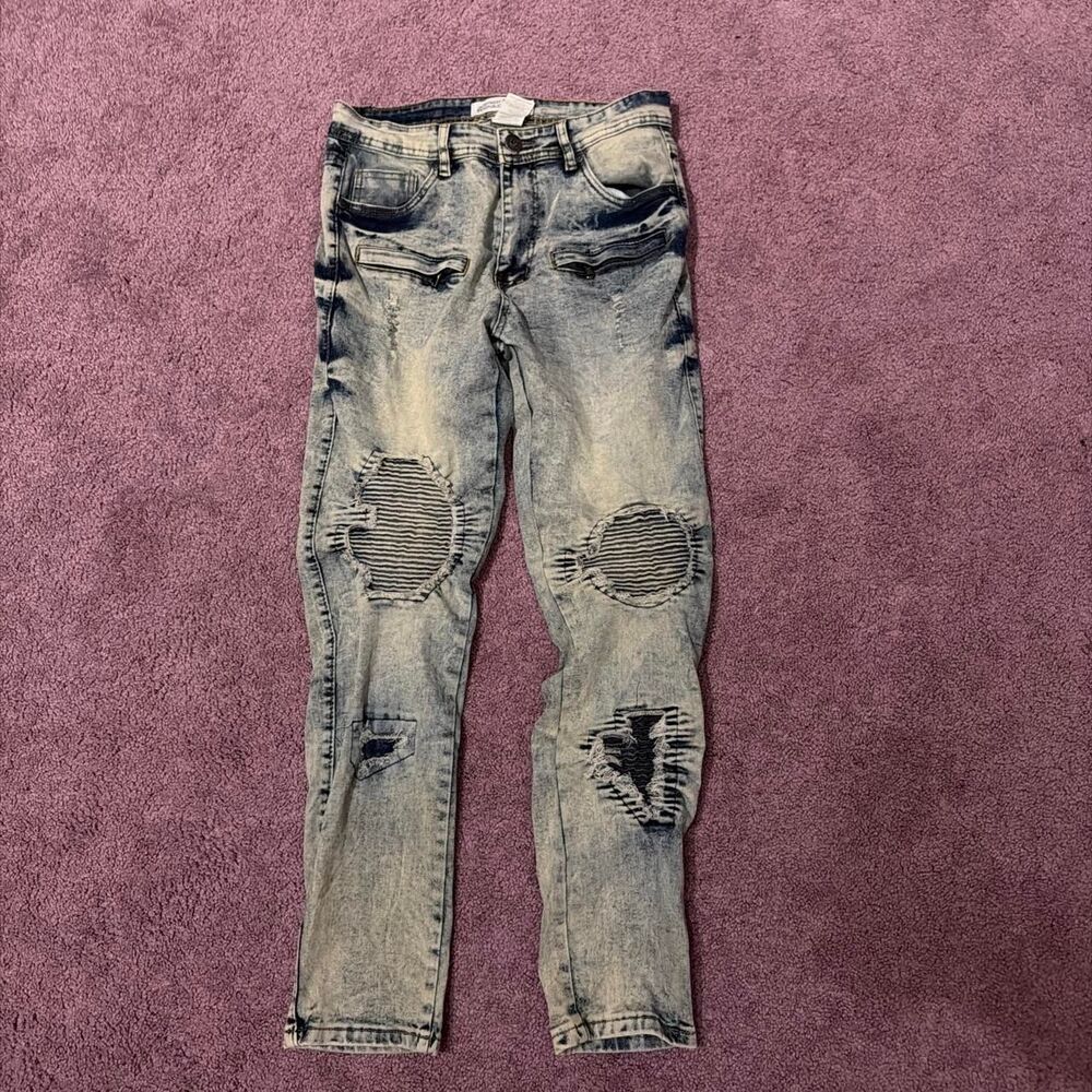 Banana-republic Men's Blue and Navy Jeans